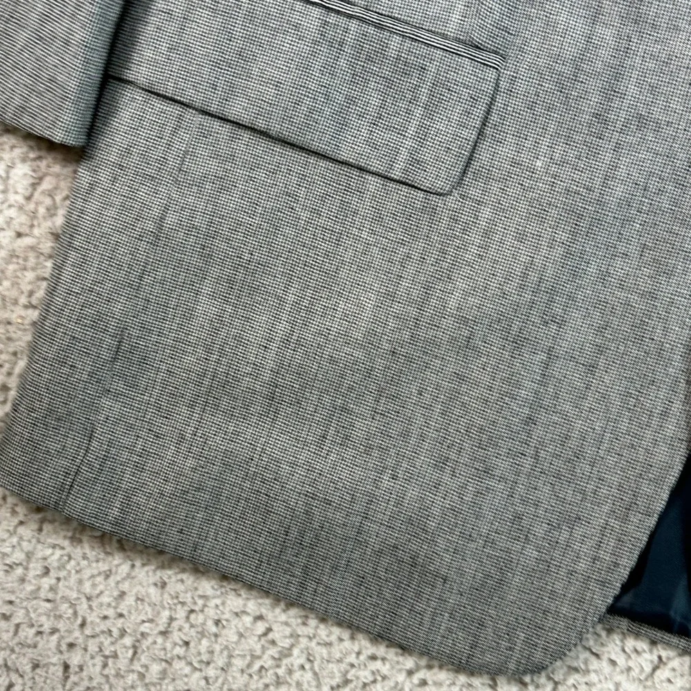 Morzotto David Bios Mens Gray Pinstripe Blazer Suit Jacket Coat‎ 40S